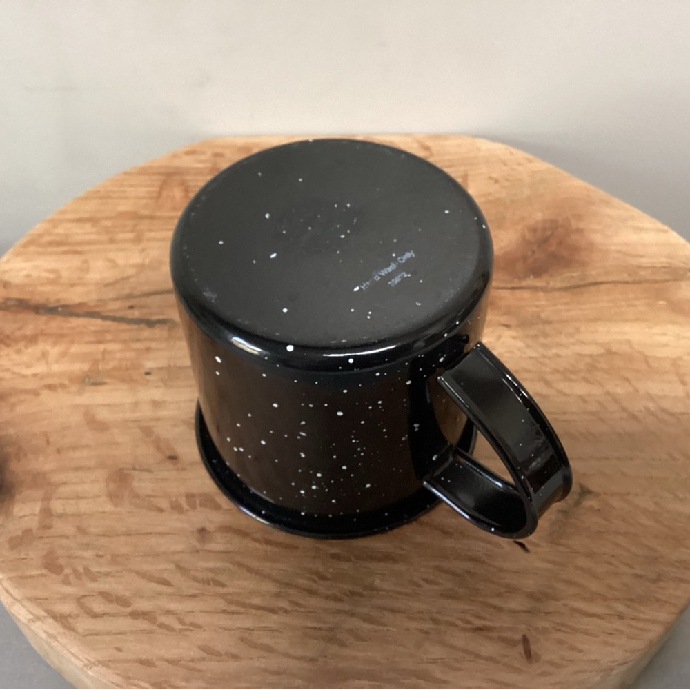 Chattanooga Themed Souvenir Black Tin / Metal Coffee Mug / Cup - Excellent - Picture 7 of 11